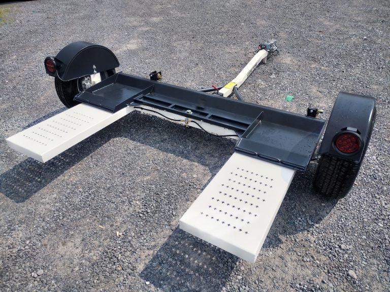 car towing dolly trailer