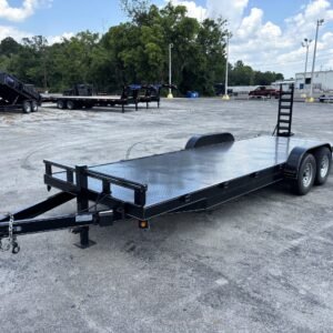 82 x 24 Steel 14,000 lbs. Equipment Trailer