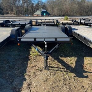 Tilt Trailer 7 82 x 18 Car Hauler - Steel Deck