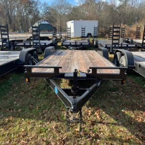 Tilt Trailer 4 82 x 24 Car Hauler Wood Deck – Down Home