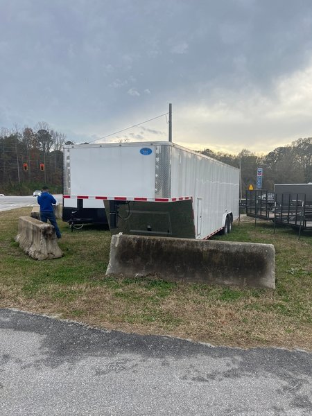 enclosed trailer tandem axle 8 5 x 32