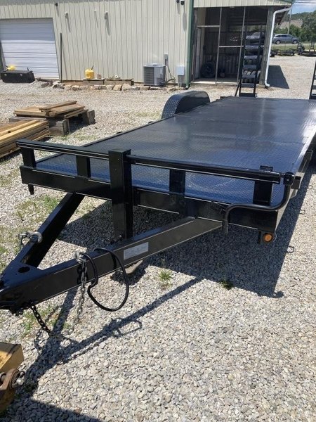 equipment trailer steel deck 82 x 20 14k