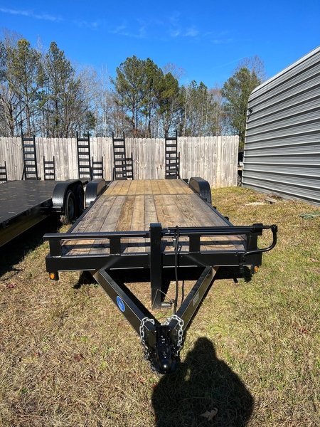 equipment trailer wood deck 82 x 24 14k